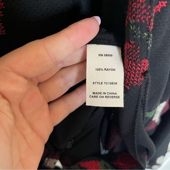 Chelsea Violet Embroidered Floral Blouse - Picture 14 of 14